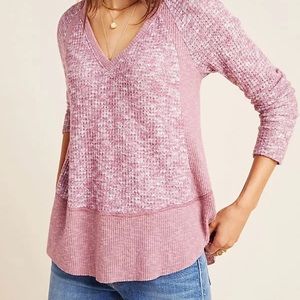 Anthropologie Eri + Ali Dorotea Space-Dyed Hacci Tunic